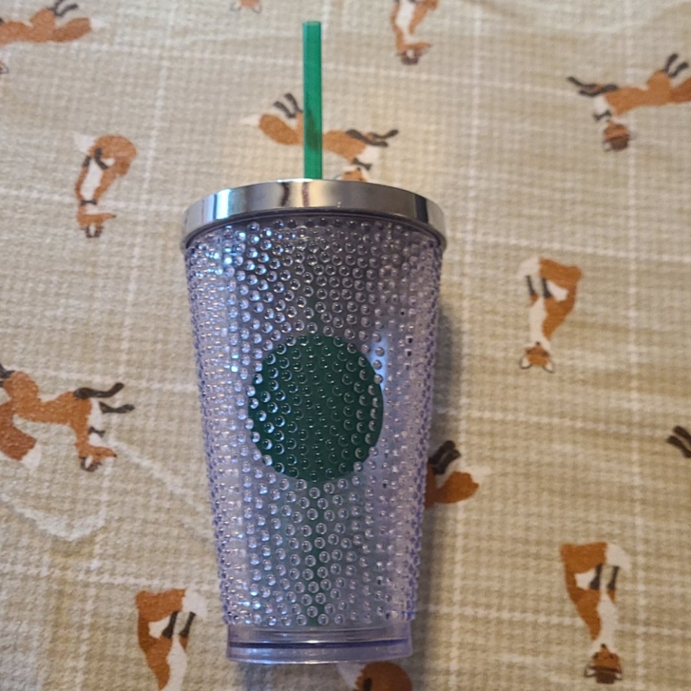 Starbucks 16oz tumbler, green dot
